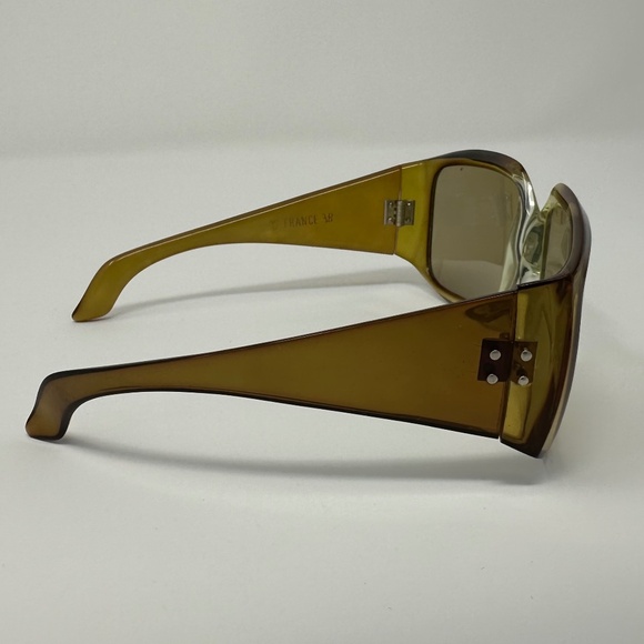 Vintage‎ Women’s Two Tone Amber Ombre Oversized France Sunglasses main image 4